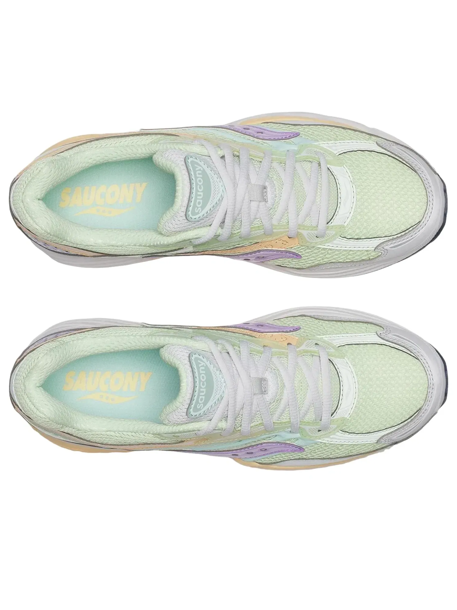 Кроссовки Saucony Progrid Omni 9 Prism 'Lime Ordchid' S71034-1 — изображение 5 из 6, зеленый
