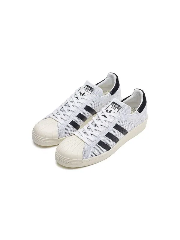 Кроссовки superstar 80s primeknit Adidas — изображение 2 из 3, белый