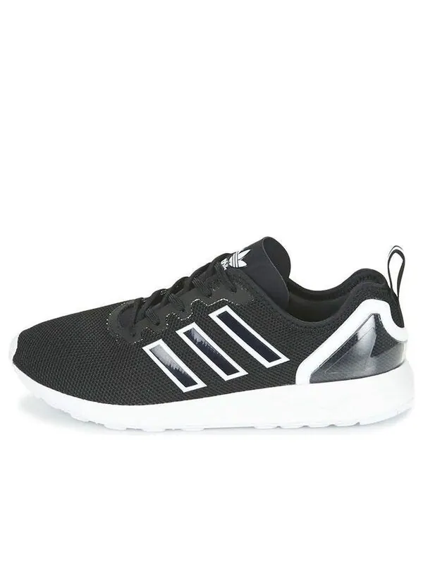 Кроссовки оригинальные zx flux cozy износостойкие кроссовки унисекс Adidas — изображение 1 из 4, черный/белый