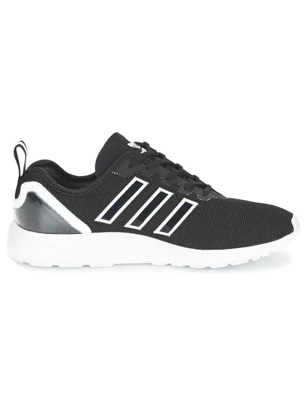 Кроссовки оригинальные zx flux cozy износостойкие кроссовки унисекс Adidas — изображение 2 из 4, черный/белый