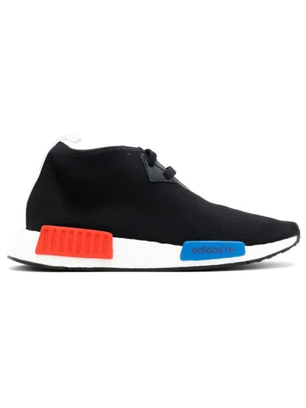 Кроссовки nmd_c1 'core black' Adidas — изображение 2 из 4, красный-синий