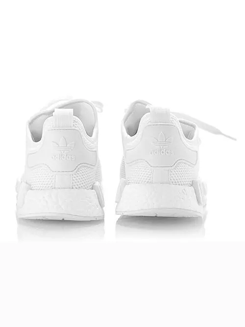 Кроссовки nmd_r1 Adidas — изображение 4 из 4, белый/белый-серый