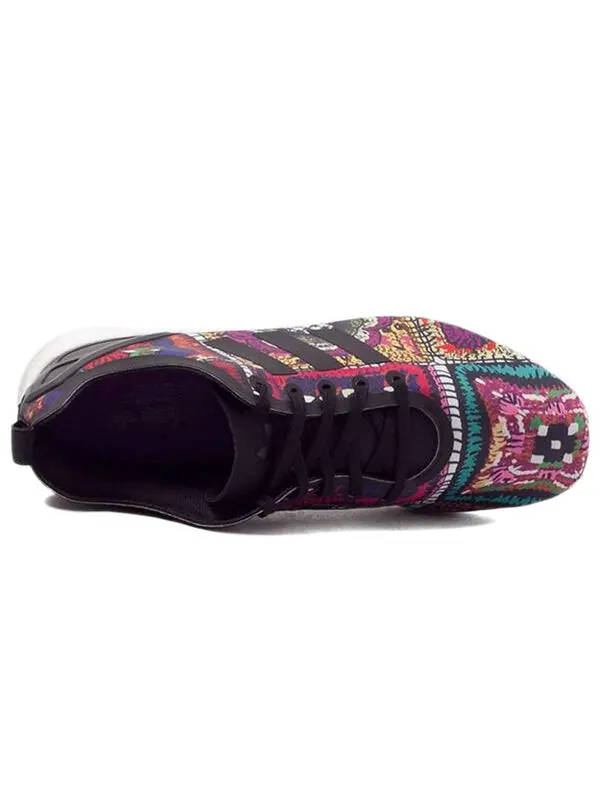 Кроссовки zx flux advance гладкие Adidas — изображение 3 из 4, черный/мульти