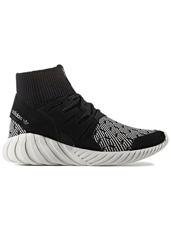 Кроссовки трубчатые doom primeknit Adidas — изображение 2 из 4, черный/белый