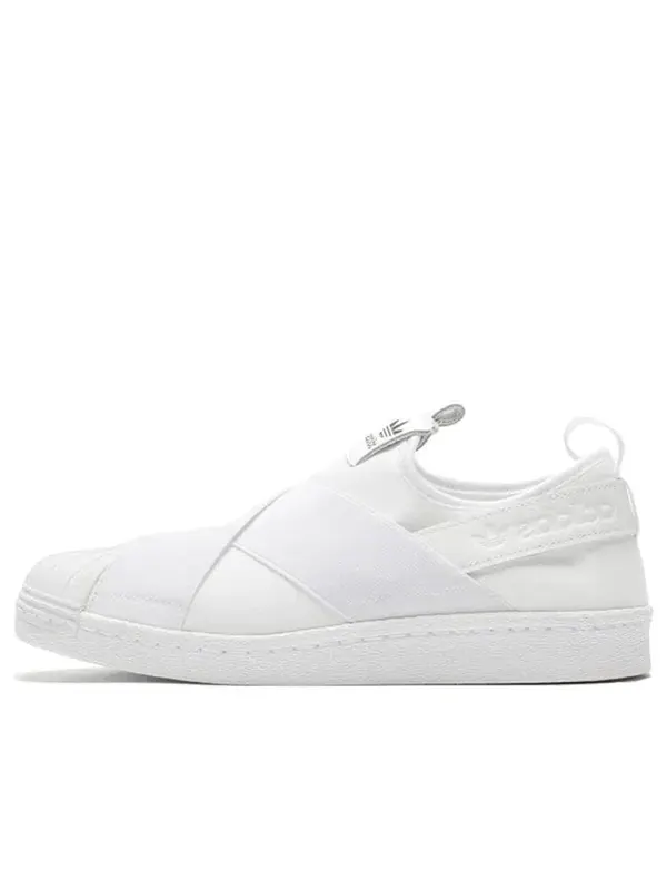 Кроссовки суперзвезда слип-он Adidas — изображение 1 из 4, белый/белый