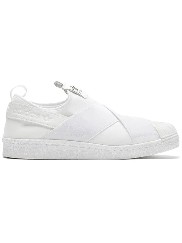 Кроссовки суперзвезда слип-он Adidas — изображение 3 из 4, белый/белый