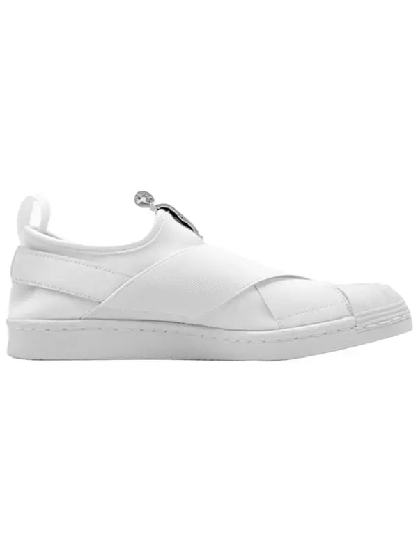 Кроссовки суперзвезда слип-он Adidas — изображение 4 из 4, белый/белый