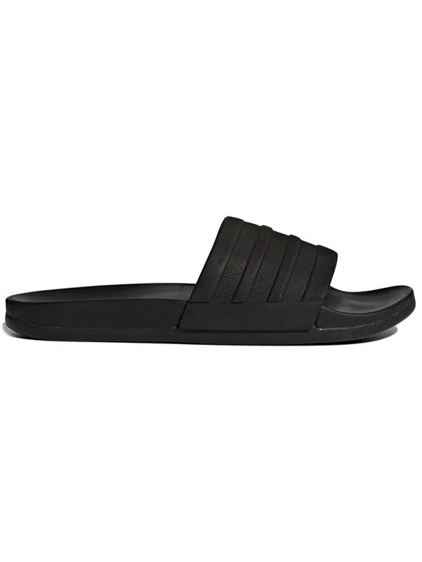 Тапочки adilette cloudfoam plus mono slide 'black' Adidas — изображение 2 из 4, черный