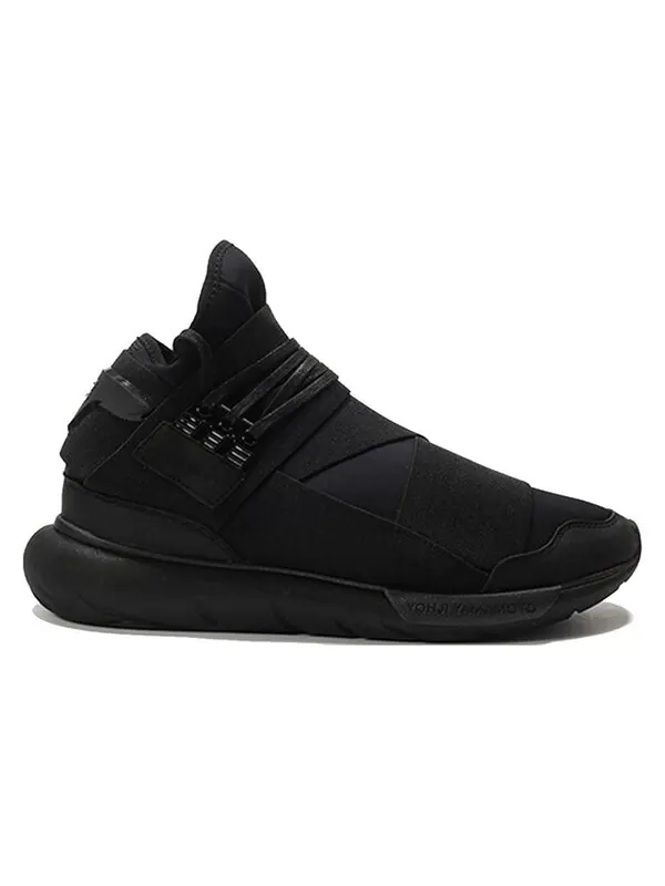 Кроссовки y-3 qasa high 'triple black' Adidas — изображение 2 из 3, черный