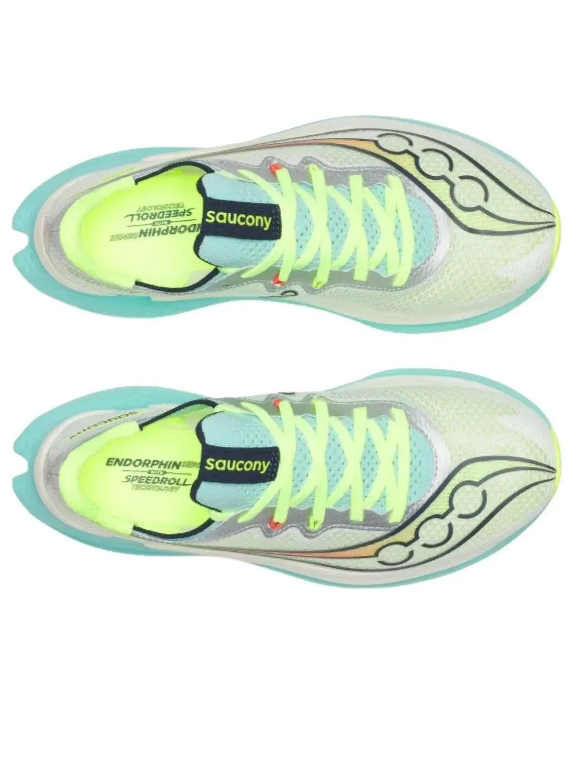 Кроссовки (WMNS) Saucony Endorphin Pro 5 'White Light Blue' — изображение 4 из 5, белый