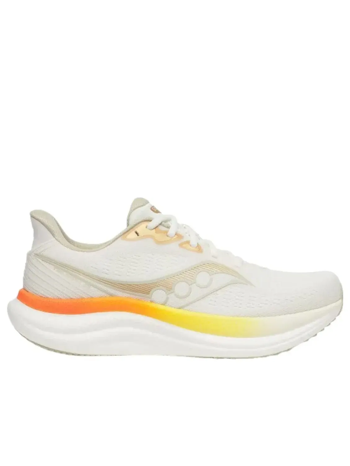 Кроссовки Saucony Triumph 23 'Ivory White Orange' — изображение 2 из 6, белый
