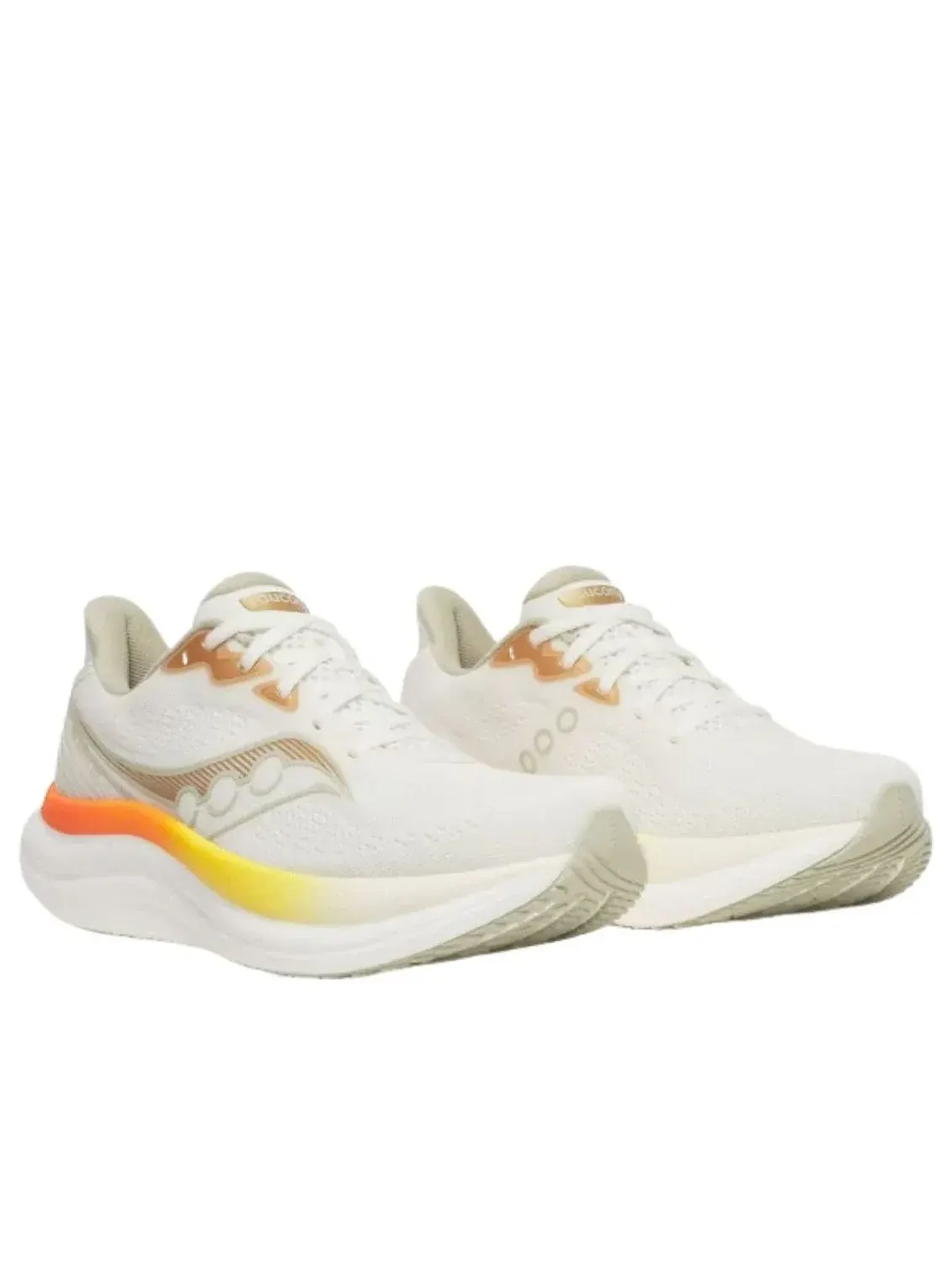 Кроссовки Saucony Triumph 23 'Ivory White Orange' — изображение 3 из 6, белый