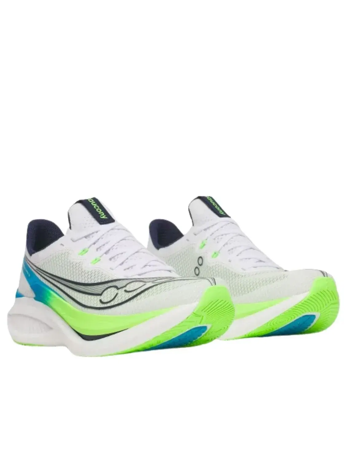 Кроссовки Saucony Endorphin Pro 5 'White Blue Green' — изображение 2 из 5, белый