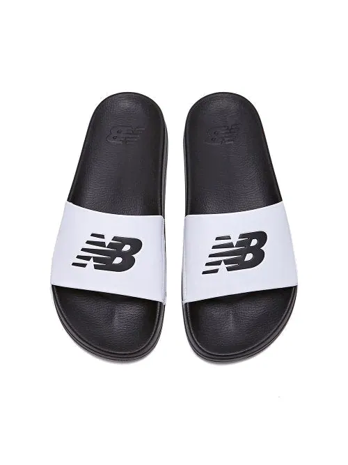 Тапочки slides 'white' New Balance — изображение 3 из 4, белый/черный
