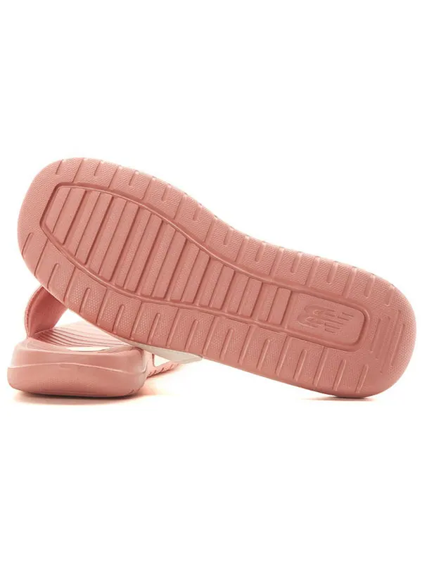 Тапочки 130 fashion colorblock casual sports slippers pink white New Balance — изображение 3 из 4, розовый белый