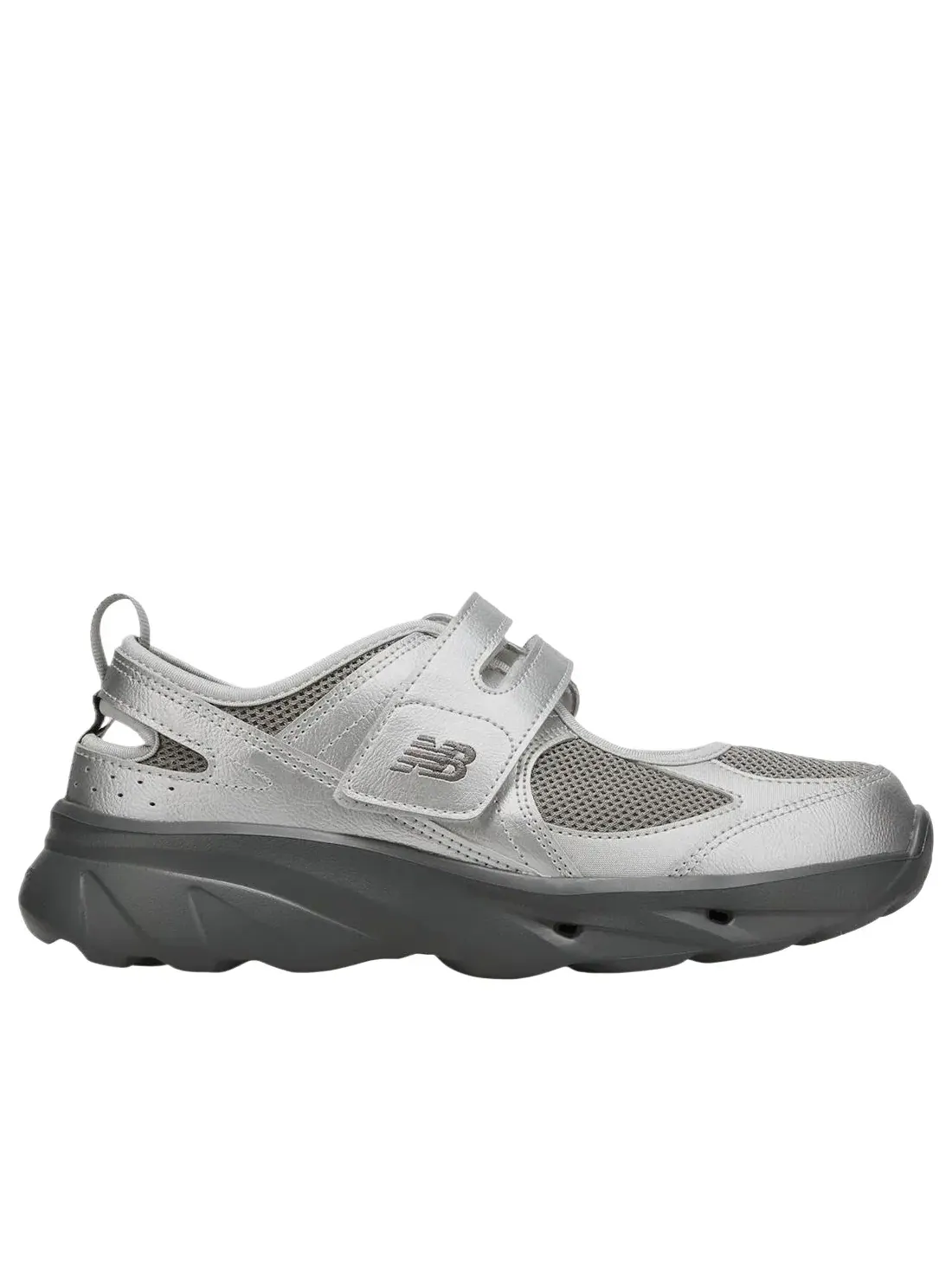 Женские кроссовки с металлическим верхом New Balance Breeze — изображение 2 из 6, серебряный