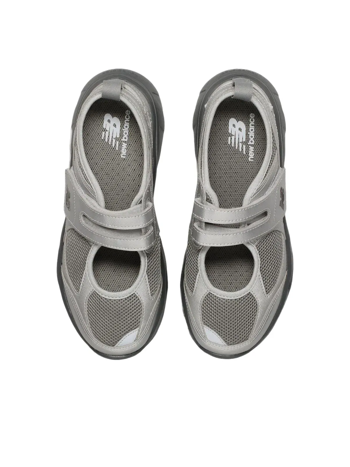 Женские кроссовки с металлическим верхом New Balance Breeze — изображение 4 из 6, серебряный