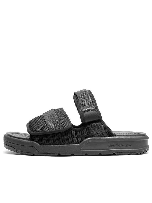 Тапочки 3201 series velcro fashion sports slippers black New Balance