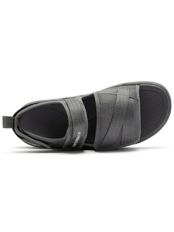 Сандалии 3206 series velcro open toe flat heel sports dark grey sandals 'dark gray white' New Balance — изображение 2 из 4