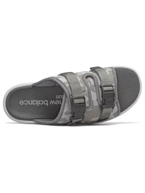 Тапочки 330 slides 'grey' New Balance — изображение 3 из 4, серый