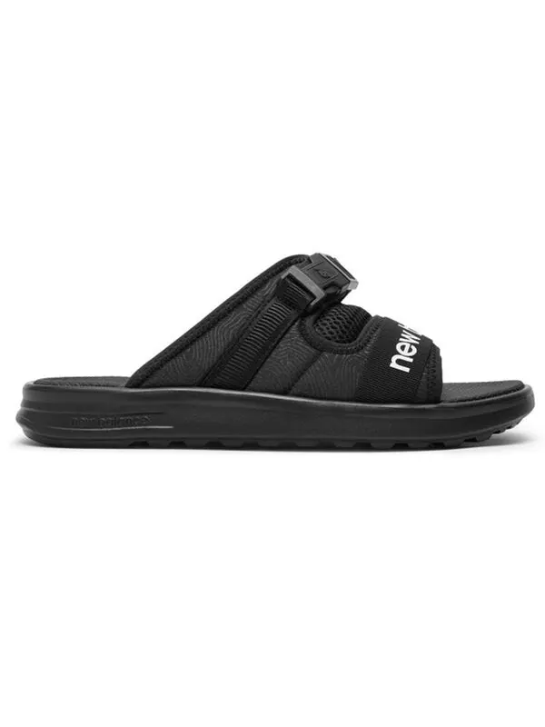 Тапочки 330 slides 'black white' New Balance — изображение 2 из 4, черный