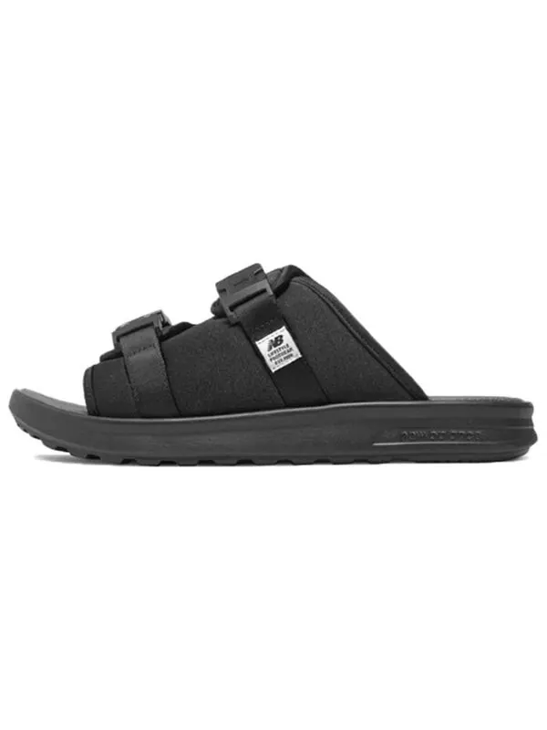 Тапочки 330 slides 'black' New Balance — изображение 2 из 4, черный