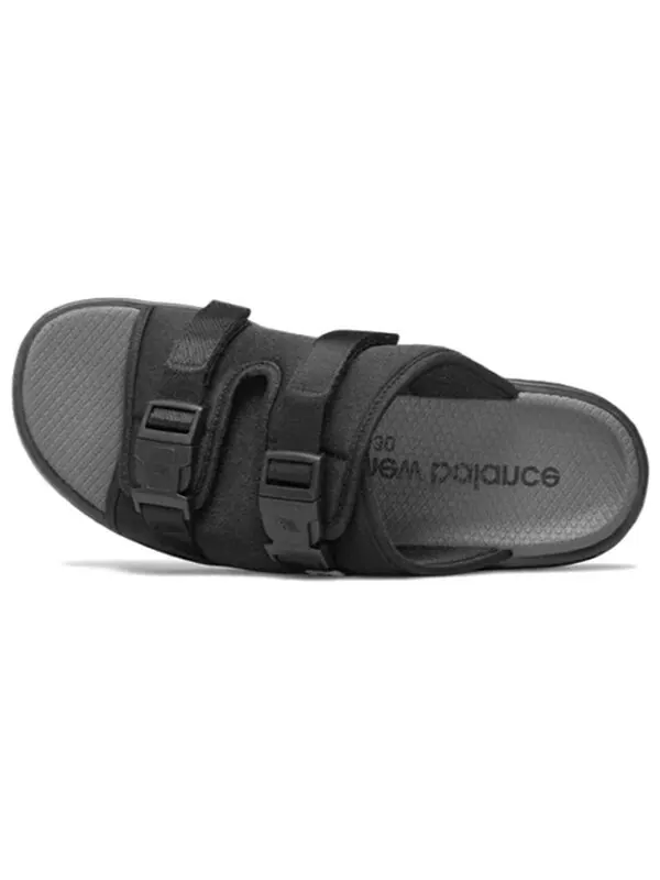 Тапочки 330 slides 'black' New Balance — изображение 4 из 4, черный