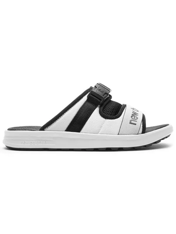 Тапочки 330 black/white/grey New Balance — изображение 2 из 4, черный/белый/серый