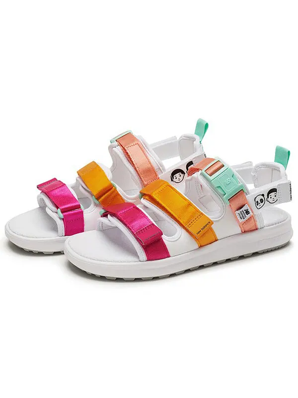 Сандалии New Balance x Noritake 750 Sport Sandals White/Orange/Purple — изображение 2 из 4, фиолетовый