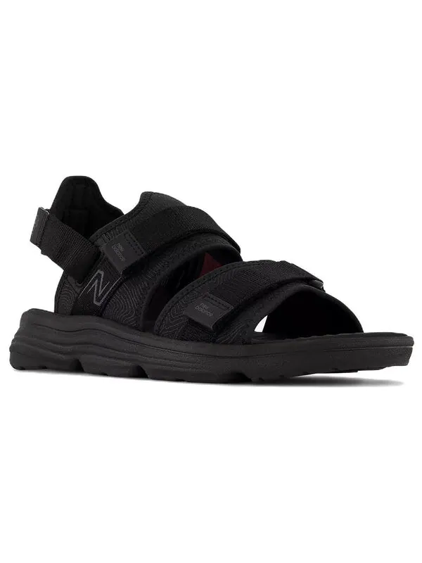 Сандалии 750 sandal 'triple black' New Balance — изображение 2 из 4, черный