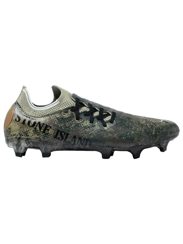 Кроссовки x stone island x raheem sterling furon v7 pro fg 'camo' New Balance — изображение 2 из 4, серый зеленый/черный