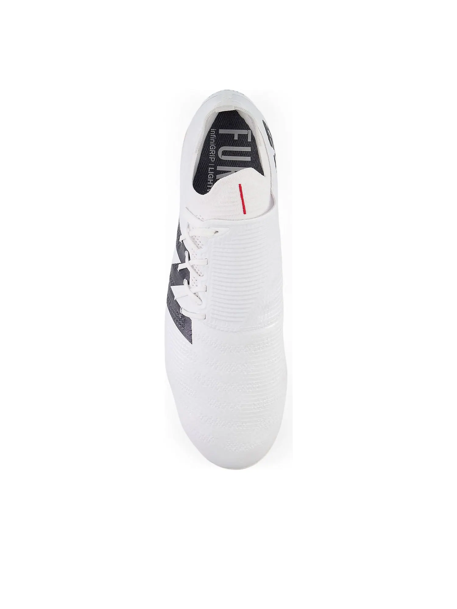 New Balance Furon Pro FG v7+ 'White Black True Red' — изображение 3 из 5, белый/черный/красный