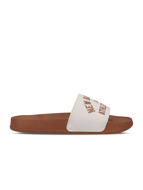 Шлепки New Balance 200 slides — изображение 2 из 4, бежевый/коричневый