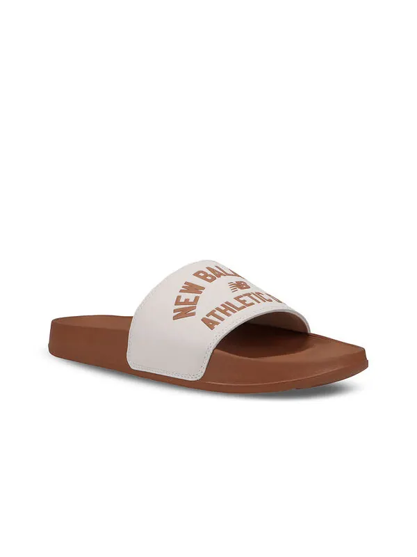 Шлепки New Balance 200 slides — изображение 3 из 4, бежевый/коричневый