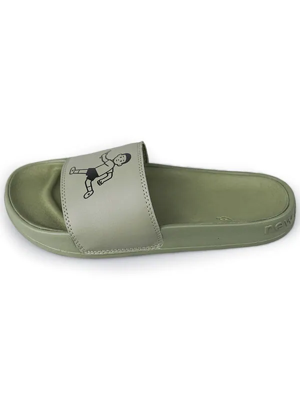 Тапочки x noritake slippers dark green New Balance — изображение 2 из 4, зеленый