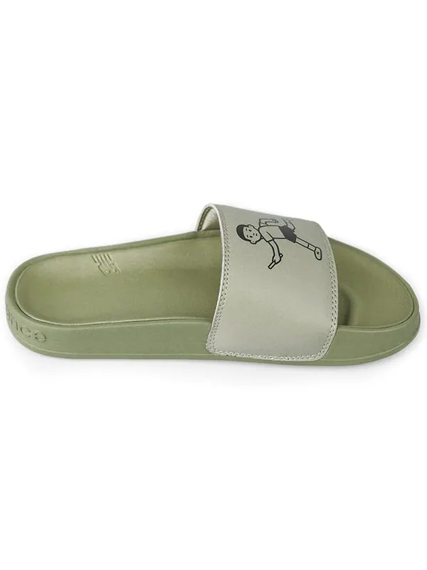 Тапочки x noritake slippers dark green New Balance — изображение 3 из 4, зеленый