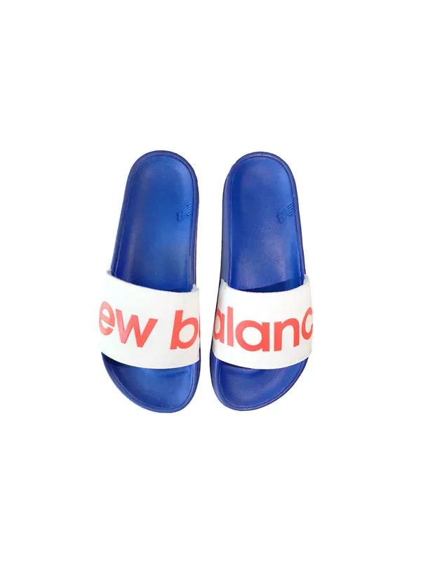 Тапочки 200 slippers white/blue/red New Balance — изображение 4 из 4, белый/синий/красный