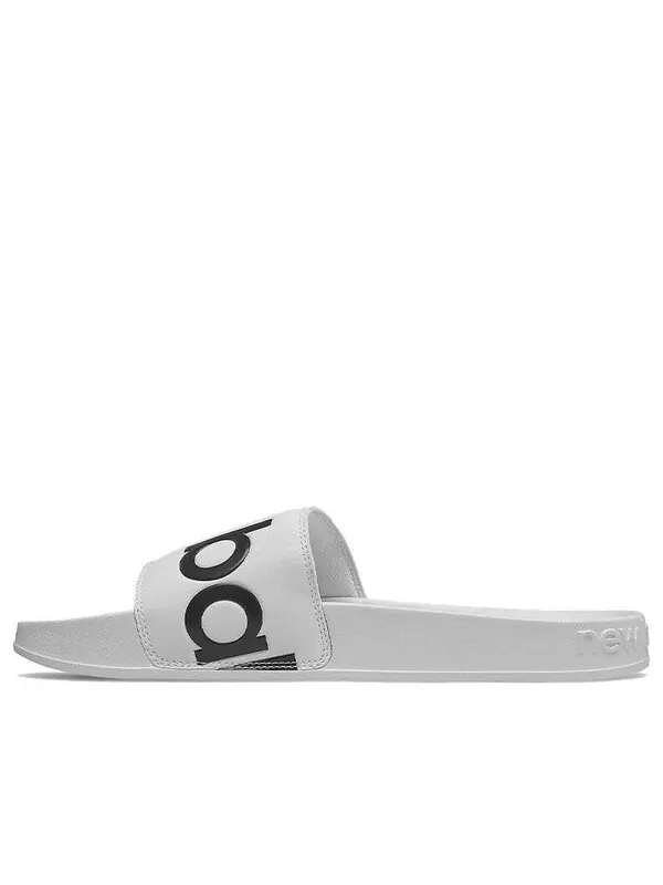 Тапочки 200 slides 'white black' New Balance