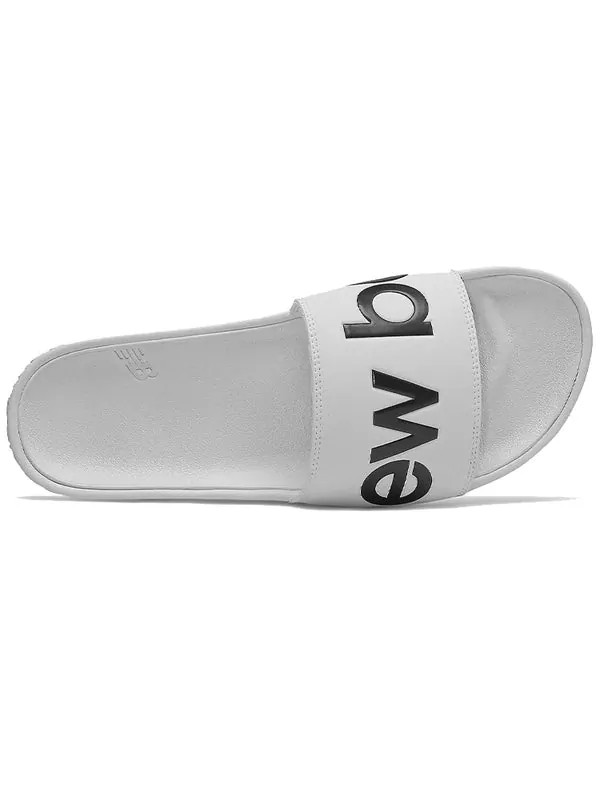 Тапочки 200 slides 'white black' New Balance — изображение 3 из 4, черный/белый