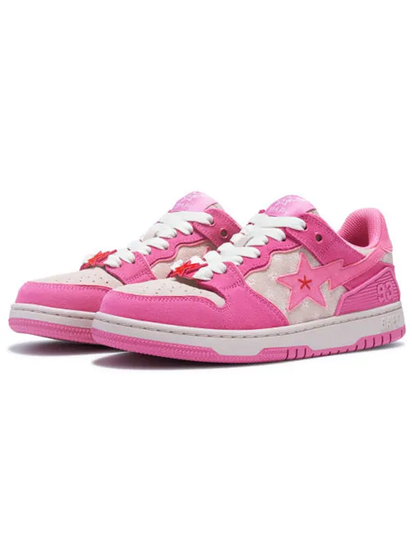 Кроссовки sk8 sta 'pink' A Bathing Ape — изображение 4 из 4, розовый/светлый розовый