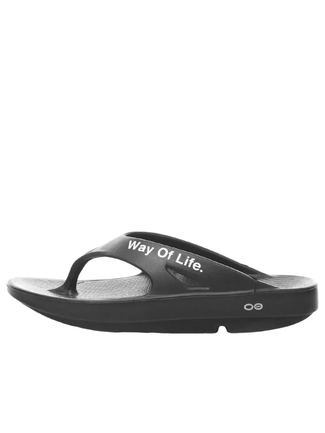 Шлепанцы Oofos x Takahiromiyashita The Soloist Way Of Life Flip-Flop 'Black White' SOF-0012SS22 — изображение 1 из 5, черный