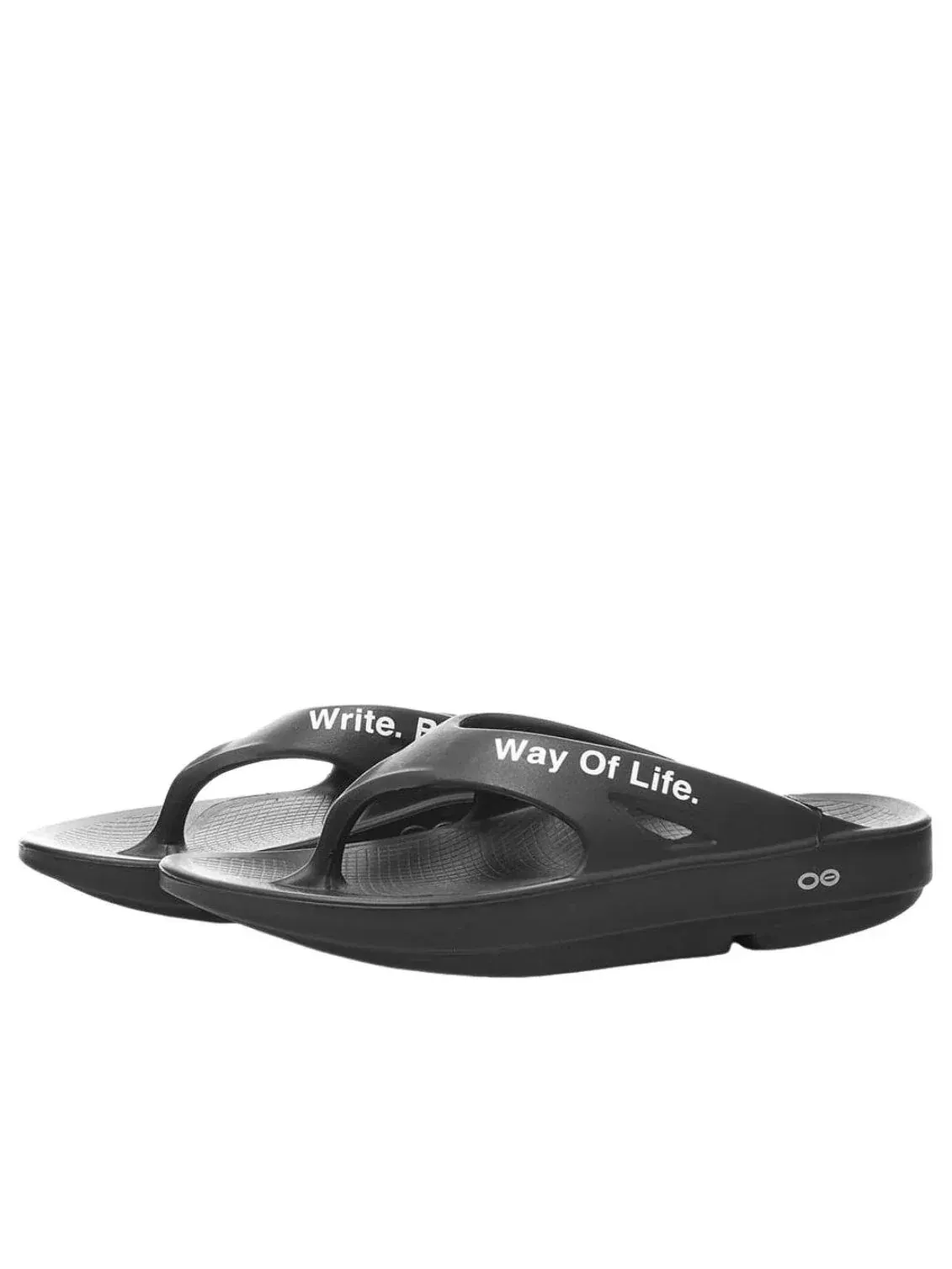 Шлепанцы Oofos x Takahiromiyashita The Soloist Way Of Life Flip-Flop 'Black White' SOF-0012SS22 — изображение 3 из 5, черный