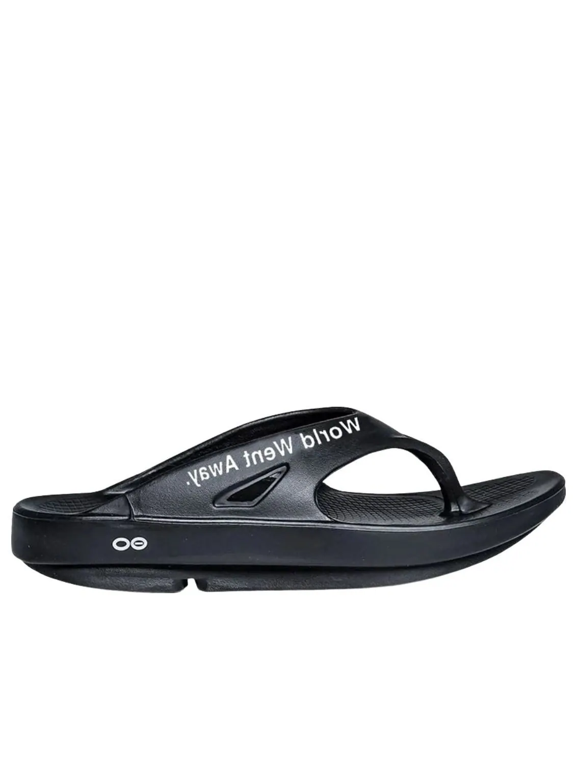 Oofos x Takahiromiyashita The Soloist Listen to The Soloist Flip-Flop 'Black' — изображение 2 из 4, черный
