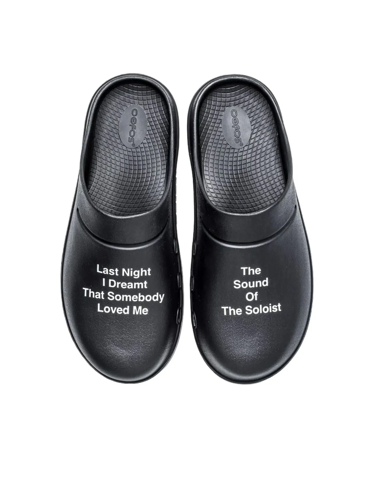 Oofos x Takahiromiyashita The Soloist The Sound of The Soloist Clog 'Black' — изображение 4 из 4, черный