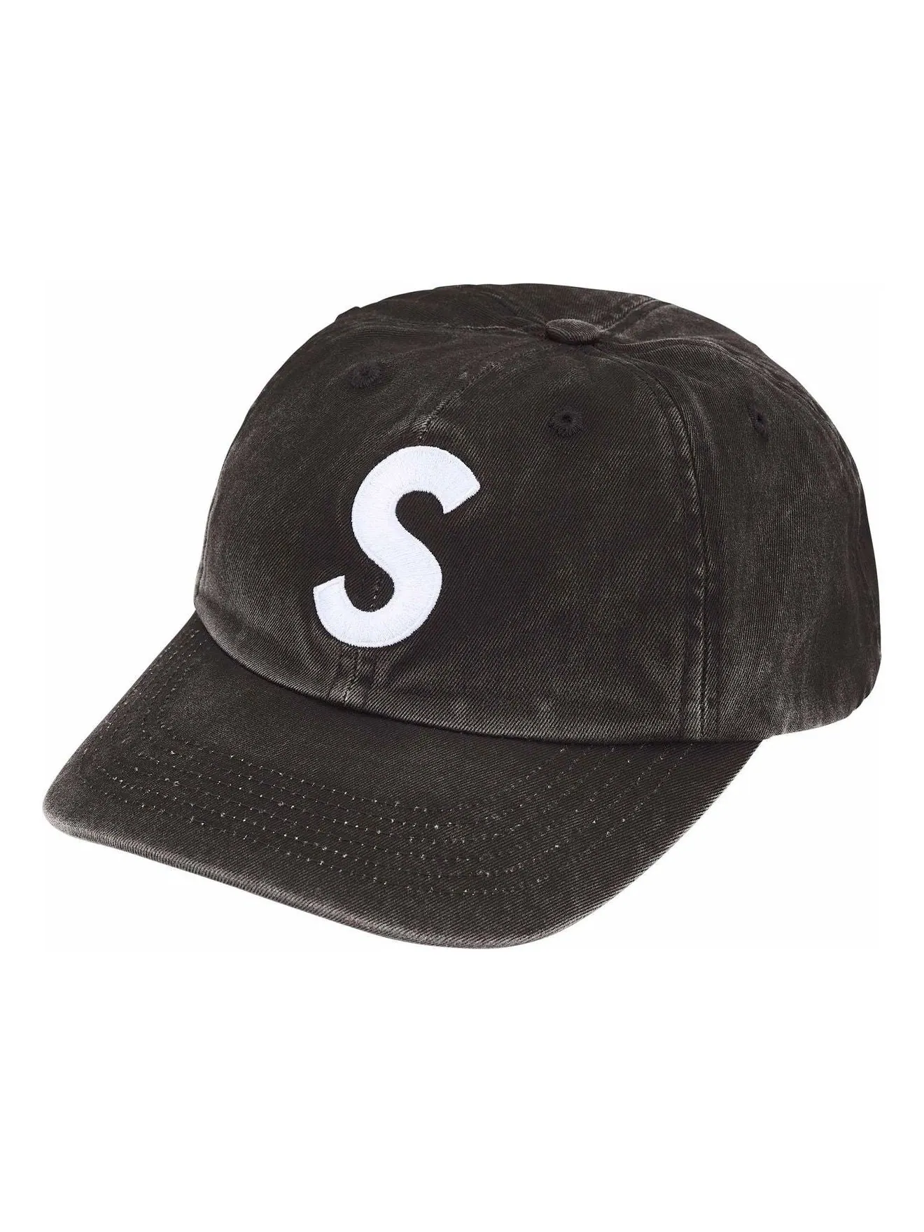 Кроссовки Supreme Pigment Coated S Logo 6 Panel 'Black' — изображение 1 из 2, черный