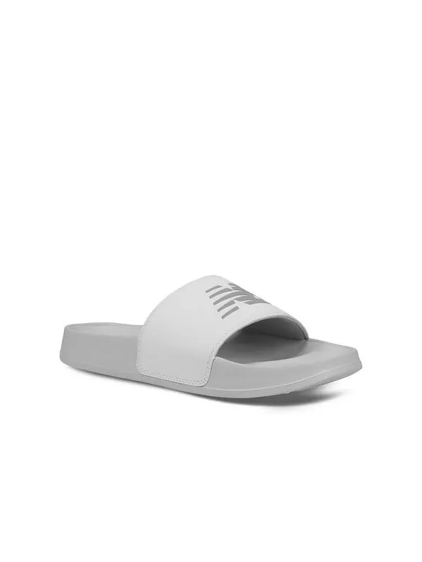 Шлепки New Balance 200 slippers — изображение 3 из 4, серый/белый