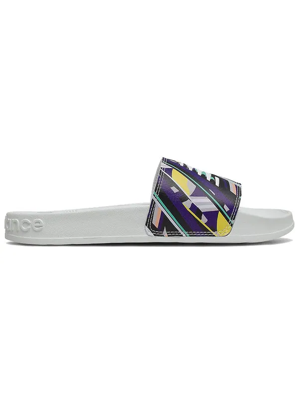 Тапочки 200 slides 'first light' New Balance — изображение 2 из 4, белый