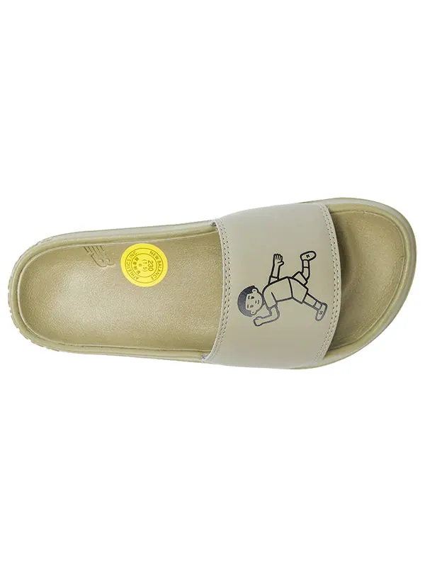 Тапочки x noritake green b wide slippers New Balance — изображение 4 из 4, зеленый