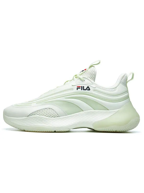 Кроссовки fila ray 2 low top clunky shoes yellow/green Fila Fusion — изображение 2 из 4, кремовый