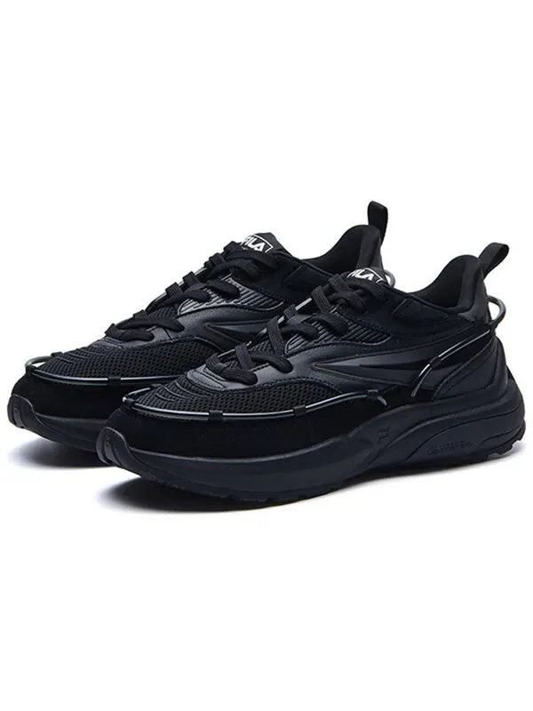 Кроссовки 'triple black' Fila Fusion — изображение 2 из 4, черный